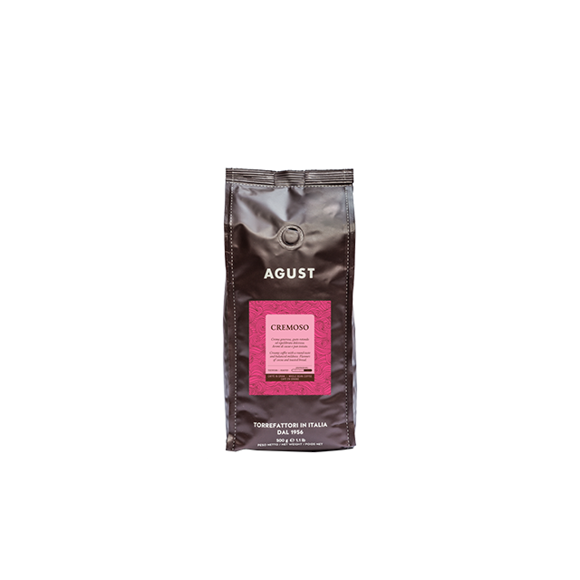 Caffe Agust - Espresso Cremoso 500g ganze Bohne aus der Lombardei