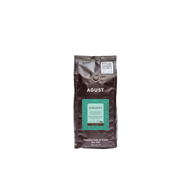 Caffe Agust - Espresso Elegante 500g ganze Bohne aus der Lombardei