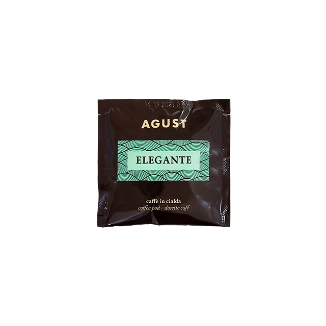 Caffe Agust - Elegante - 85% Arabica - 18 ESE Pads aus der Lombardei