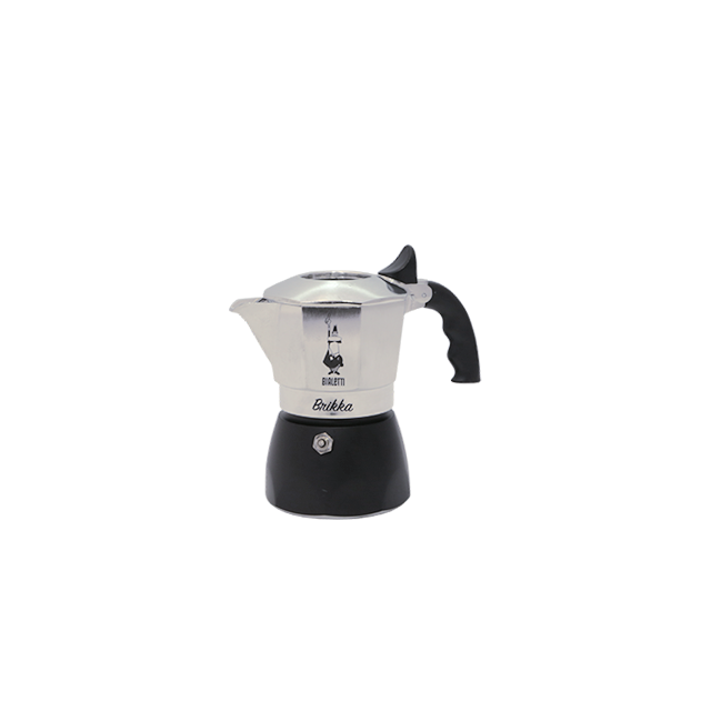 Bialetti Brikka für  2 Tassen Aluminium