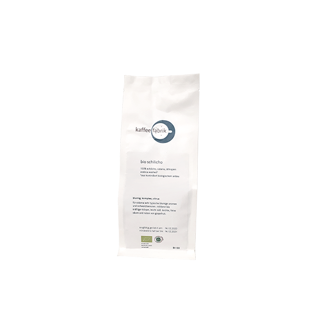 Kaffeefabrik - Bio Sidamo (Schilicho) Äthiopien - Single Origin Direct Trade - 250g Bohnen