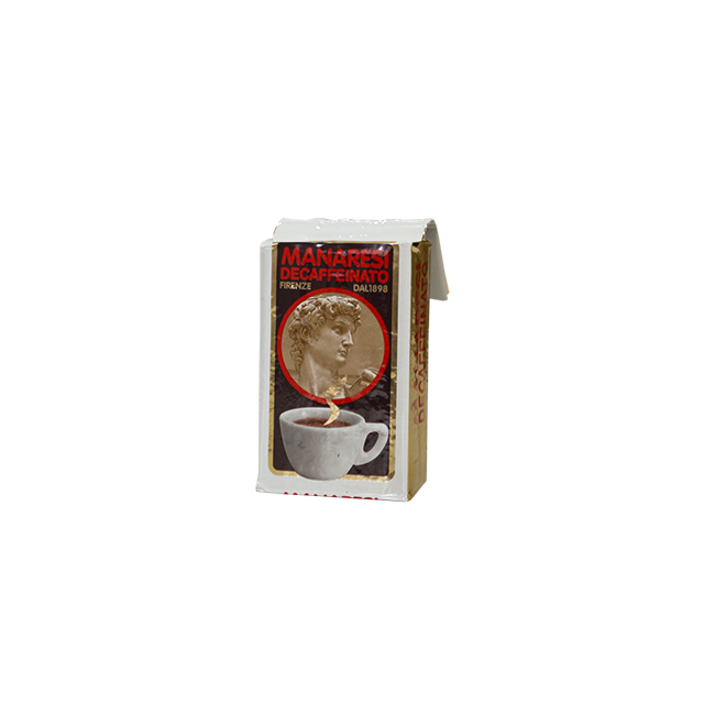 Caffe Manaresi - Decaffeinato  - 90% Arabica - 250g gemahlen für Espressokocher
