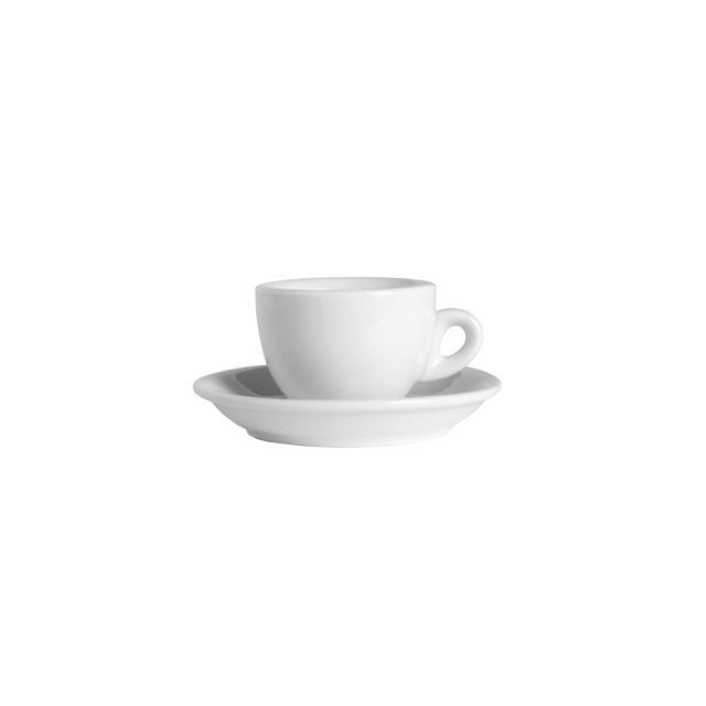 Nuova Point - Dickwandige Espressotasse Sorrento mit Untertasse