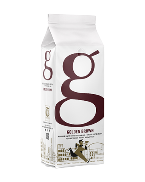 Golden Brasil - Golden Brown - 60% Arabica - 1000g ganze Bohne