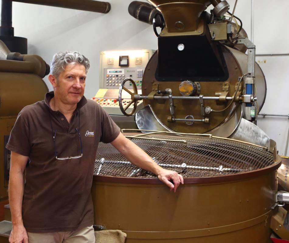 Kaffeeröstung bei Caffè Grosmi Kaffeeröstung bei Caffè Grosmi