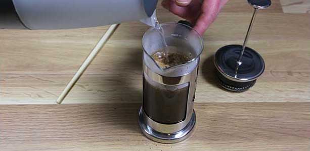 Brewing guide - French Press - pour water Brewing guide - French Press - pour water