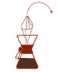 Chemex Kaffee - Filter entfernen Chemex Kaffee - Filter entfernen