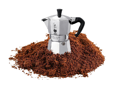 Kaffee gemahlen für Espressokocher Kaffee gemahlen für Espressokocher im Shop in Wien und Online erhältlich