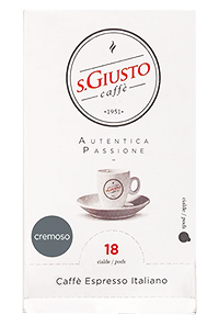 S.Giusto Caffè - Cremoso 18 E.S.E. Tabs Online und im Shop in Wien 1030 erhältlich